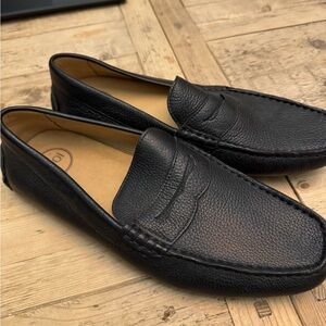 1901 Black Driver Leather loafers